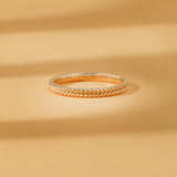 unique design braided rope ring