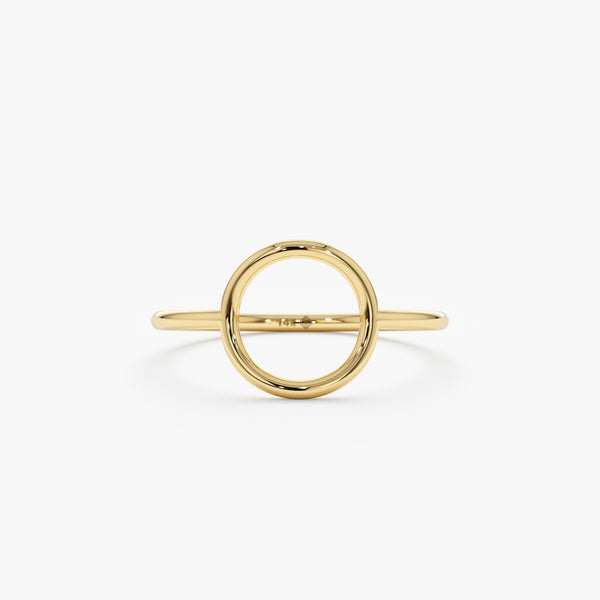 ethically sourced yellow gold ring