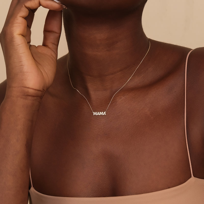 dainty miami cuban chain custom name necklace