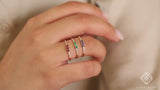 petite birthstone engagement rings