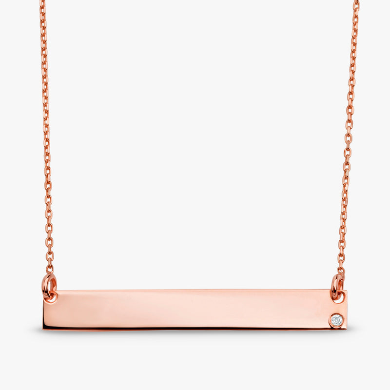 Rose gold Personalizable  necklace