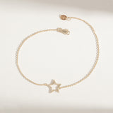 Gold Star Outline Bracelet