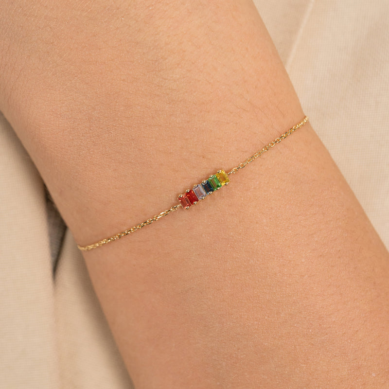 Colors of Rainbow Sapphire Bracelet