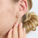 35 mm Inside-Out Natural Diamond Hoops, Kylee