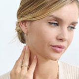 35 mm Inside-Out Natural Diamond Hoops, Kylee