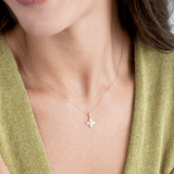 Diamond Clover Necklace, Yuna