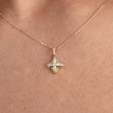 Diamond Clover Necklace, Yuna