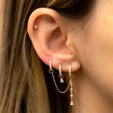 sarah elise jewelry diamond hoop huggies