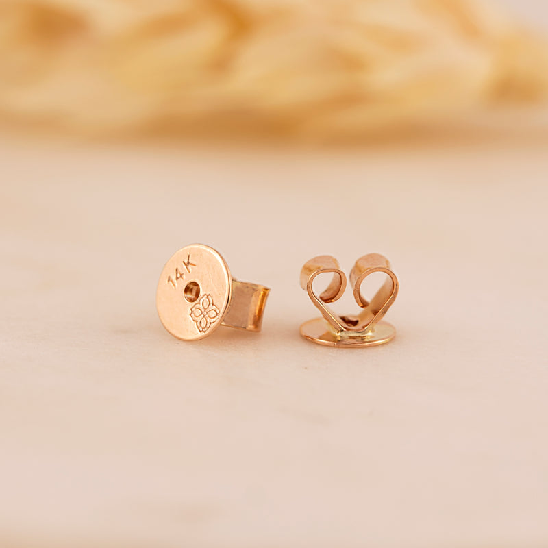 Rose Gold Butterfly Earring Back