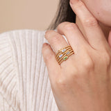 Beaded Labradorite Ring, Remi