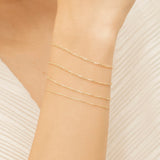Dainty Gold Cable Chain Bracelet