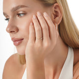 Alternating Lab Diamond Cuff Ring, Dree