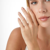 Alternating Lab Diamond Cuff Ring, Dree