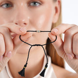 Round Lab Diamond String Bracelet, Tierney