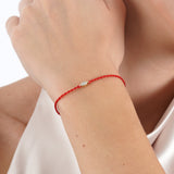 Oval Lab Diamond String Bracelet, Tierney