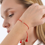 Oval Lab Diamond String Bracelet, Tierney