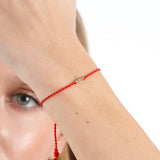 Marquise Lab Diamond String Bracelet, Tierney