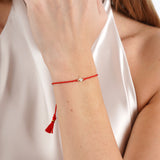 Marquise Lab Diamond String Bracelet, Tierney