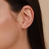 14k gold celestial studs