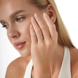 Bezel Set Oval Diamond Ring, Irie