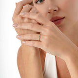 Bezel Set Oval Diamond Ring, Irie