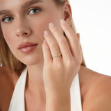 Bezel Set Oval Diamond Ring, Irie