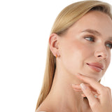 Carnelian Hoop Earrings, Tovi