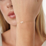 Solid Gold Chai Bracelet, Chavah