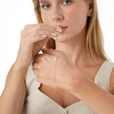 Solid Gold Chai Bracelet, Chavah