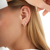 Diamond Spike Stud Earrings, Ziri