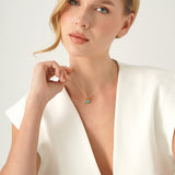 Cluster Gemstone Necklace,