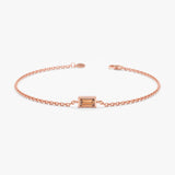 rose gold november birth stone