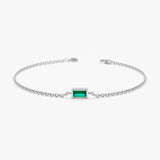white gold handmade bangle