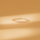 gold thin stacking ring
