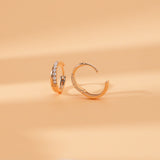 natural diamond hoops