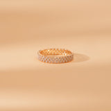 ethically sourced white diamond ring