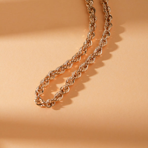 See-Thru Clear Chain Link Necklace (Gold) – Lil' Luxuries Boutique