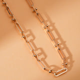 papaerclip chain necklace