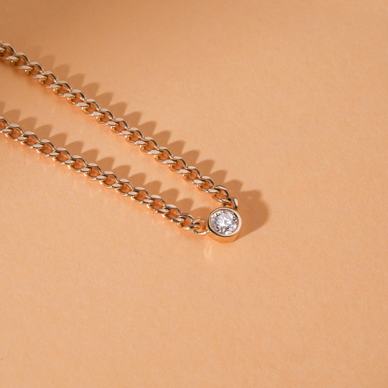 solid gold cuban chain necklace