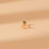Solid Gold Shooting Star Piercing