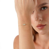 Diamond Elephant Bracelet, Zaya