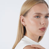 Diamond Huggie Earrings, Orlanthia