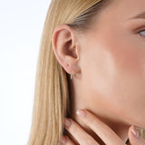 Diamond Huggie Earrings, Orlanthia