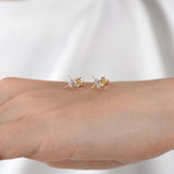 Diamond Starburst Studs, Celavira