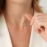 Emerald Clover Necklace, Sorelline