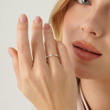 Emerald Cut Diamond Cuff Ring, Jaeva