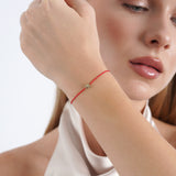 Solid Gold Elephant String Bracelet, Nivaria