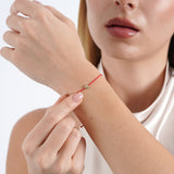 Solid Gold Elephant String Bracelet, Nivaria