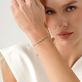 Marquise Emerald Bracelet, Lunadelle