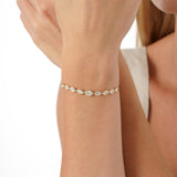 Graduated Oval Lab Grown Diamond Bracelet, Seraphiel